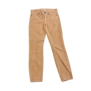 J. Crew Tan Corduroy Skinny Pants